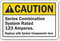 Custom ANSI Caution Sign