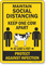 Maintain Social Distancing Keep One Cow Apart Sign