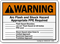 Warning Arc Flash Shock Hazard Sign