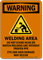 Welding Area Don't Stand Near Welding Arc Sign