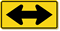 Two Direction (Large Arrow Symbol) - Traffic Sign